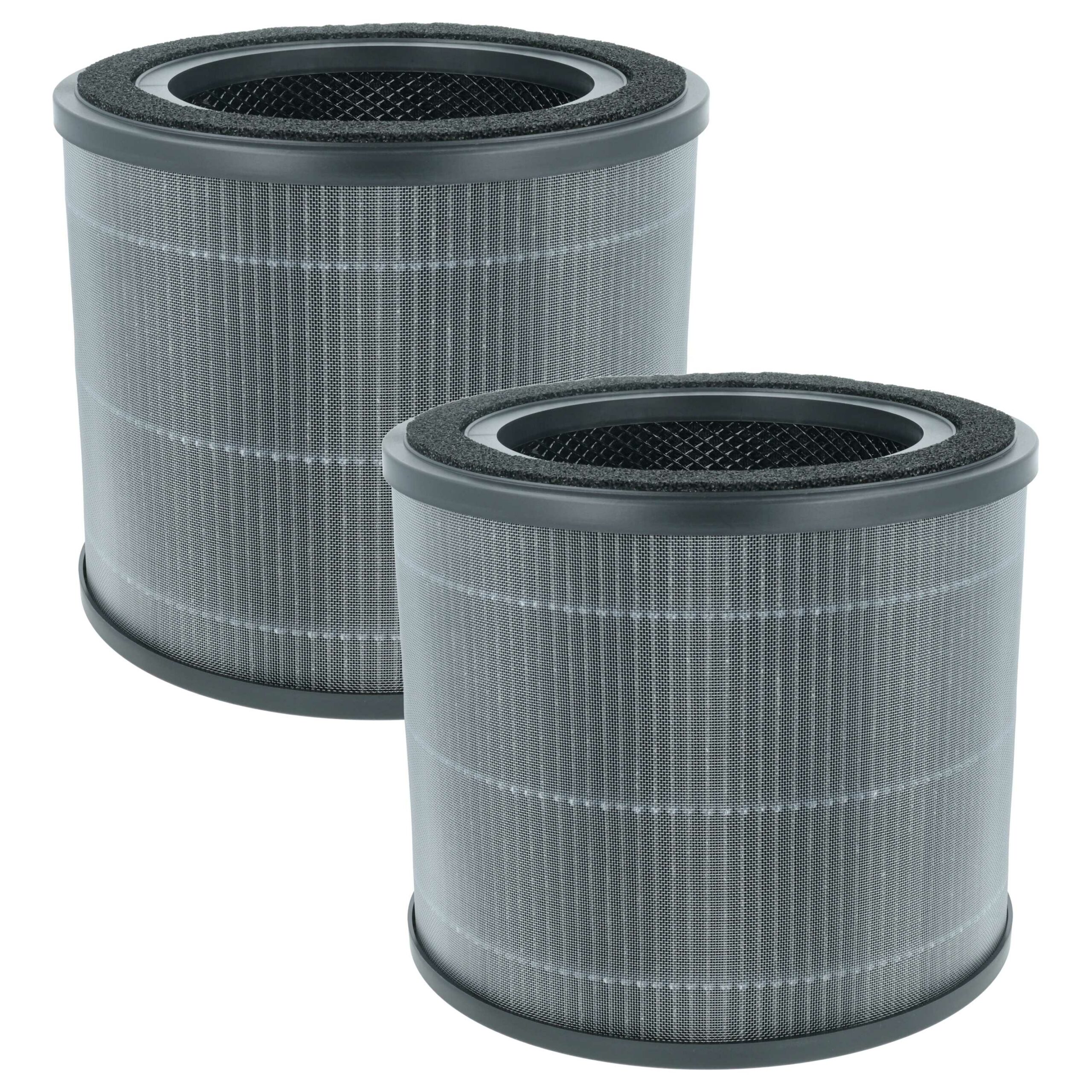 2x Filtro HEPA vhbw para Humidificador Grundig JL-AP-TB01 com Carvão Ativado