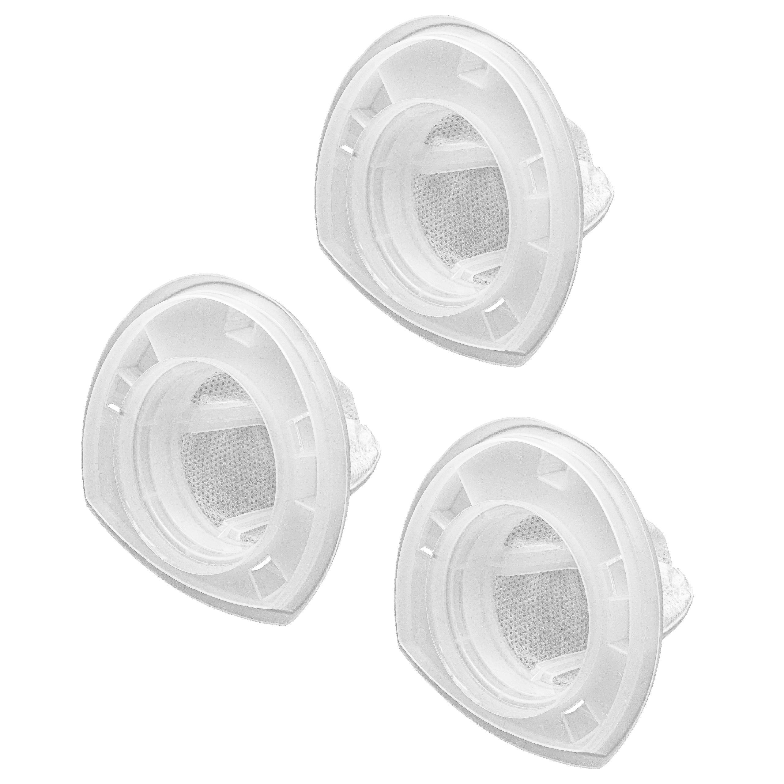 3x Filtro de Pó Filterfine para Aspirador Black & Decker VF110, 90568496, VF110-XJ