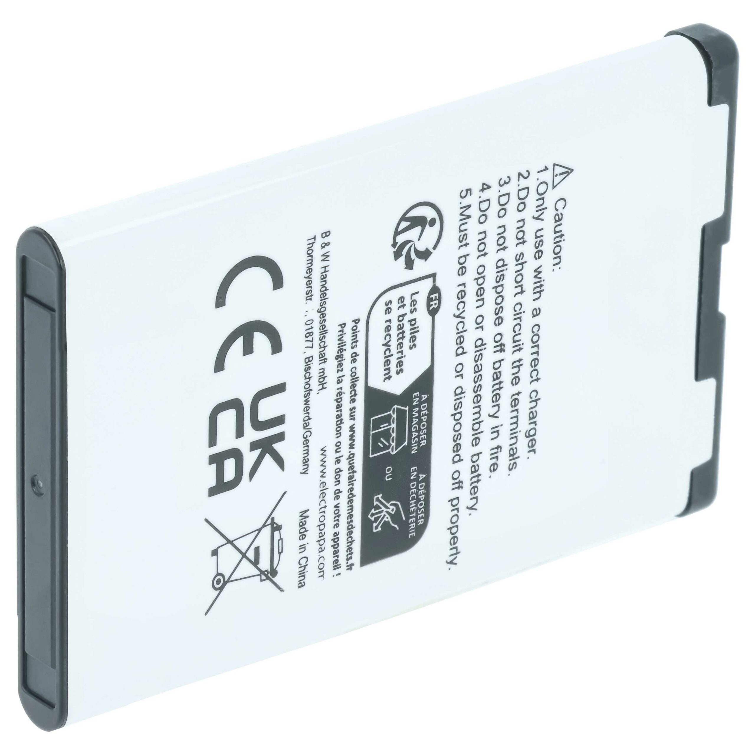 2x Bateria substitui Siemens S30852-D2371-X1 para telefone fixo Telekom - 1300 mAh 3.7 V Li-Ion - Image 2