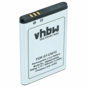 Bateria para Samsung AB043446LE, AB043446LA, AB043446BE, AB043446BC - 900 mAh 3.7 V Li-Ion vhbw