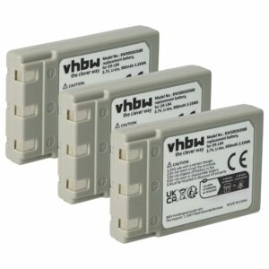 Bateria vhbw Compatível Concord 431-XXX - 750mAh, 3.7V, Li-Ion (Pack 3x)