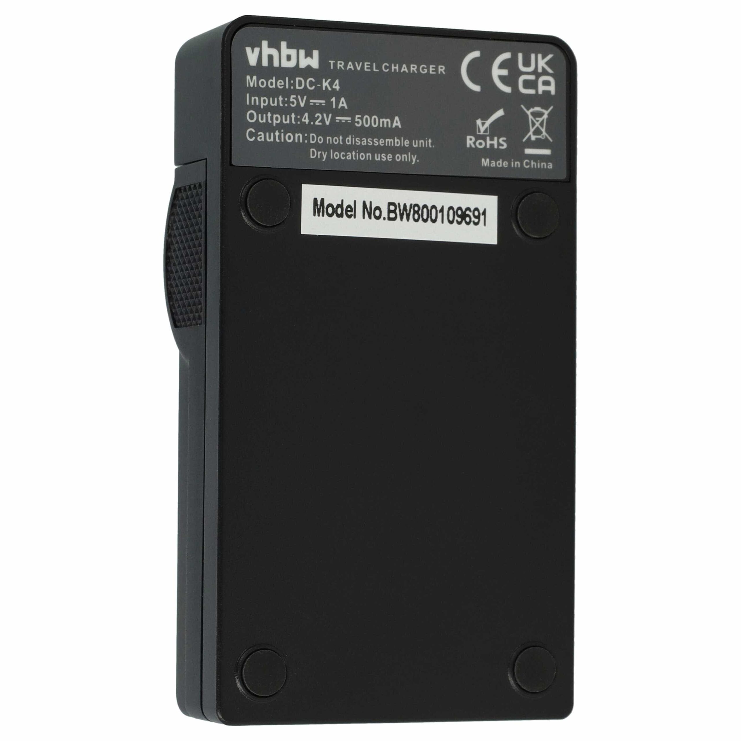 Carregador USB-C com Cabo para Leica, Panasonic Lumix e Câmaras Digitais - vhbw 0.5 A - Image 4