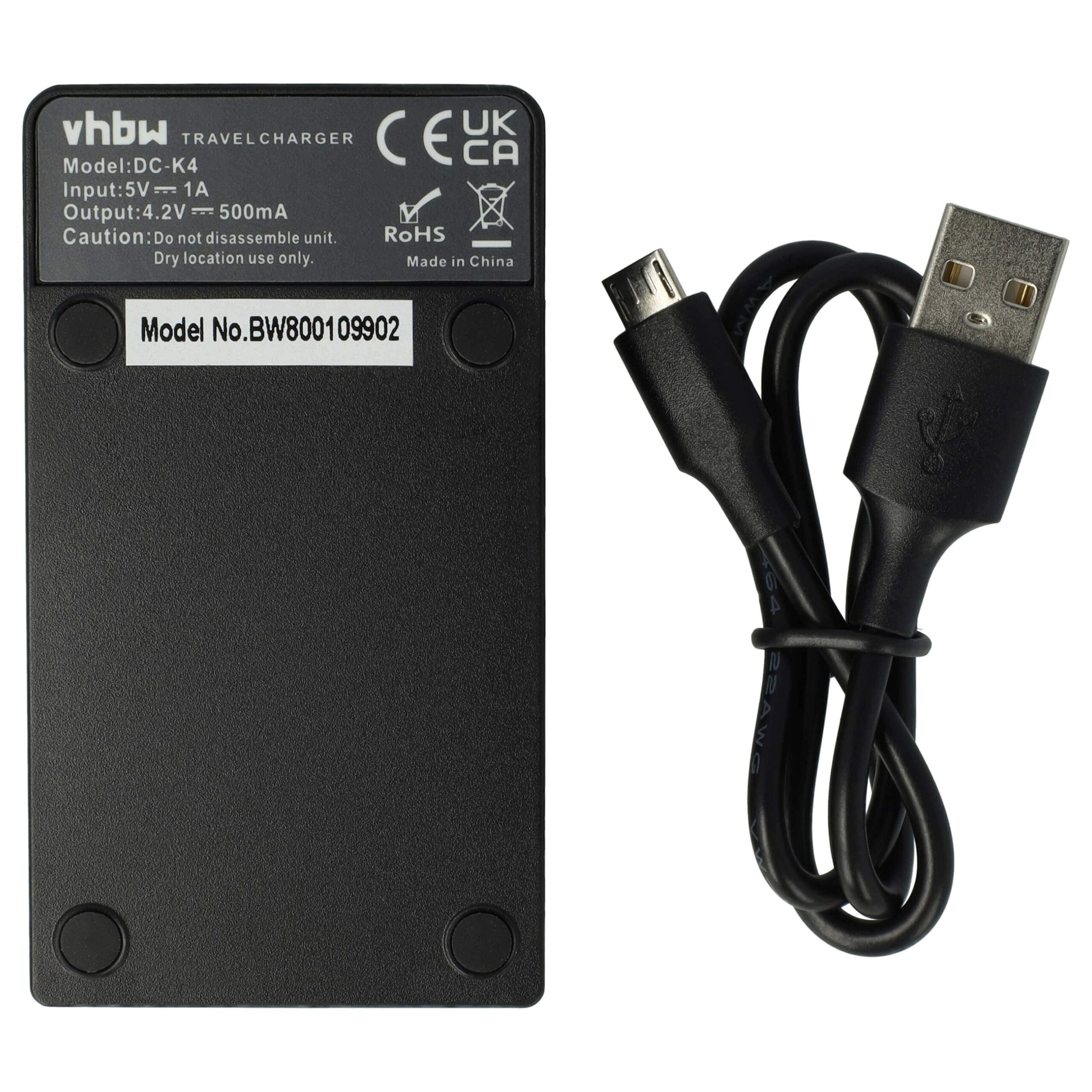 Carregador USB-C + Cabo USB-C vhbw para Câmaras Canon - Substitui CB-2LDE - Image 2