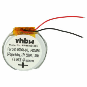 Bateria vhbw para Smartwatch Garmin PD3555w - 500 mAh 3.7V Li-polímero + Ferramentas