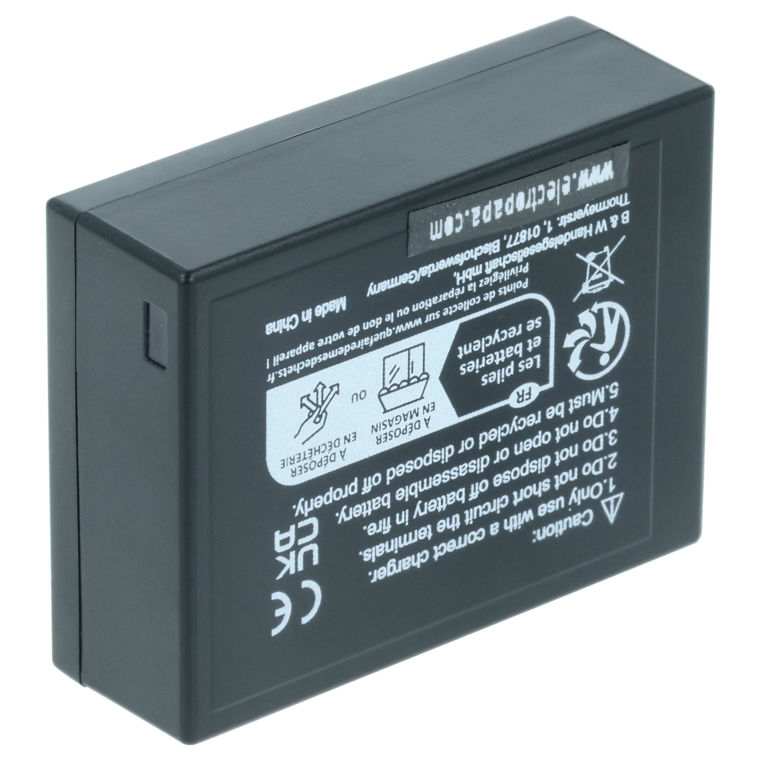 Bateria vhbw para Fujifilm NP-W126s, NP-W126 - 800mAh, 7.2V, Li-Ion - Image 2