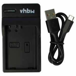 Carregador USB-C com Cabo para Baterias Nikon (substitui MH-24) - 0,5 A