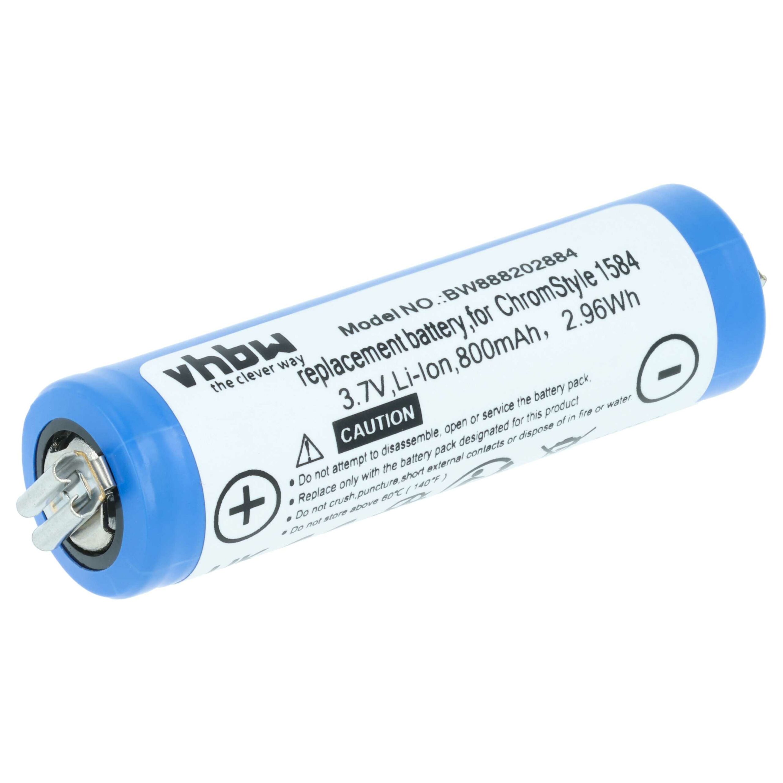Bateria para Aparador de Cabelo Moser 1584-7100 - vhbw 800 mAh 3.7 V Li-Ion