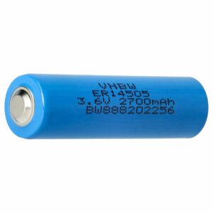 Bateria ER14505 vhbw Premium para Viessmann - 2700 mAh 3.6 V Li-SOCl2