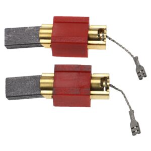 2x Escovas de Carvão Substituição para Miele 4297412, 4297410, 4297411 para Máquina de Lavar - 5 x 15 x 30 mm