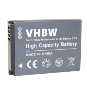 Bateria vhbw compatível com Samsung IA-BP85a, EA-BP85a, BP85a, BP-85a - 700mAh, 3.7V, Li-Ion