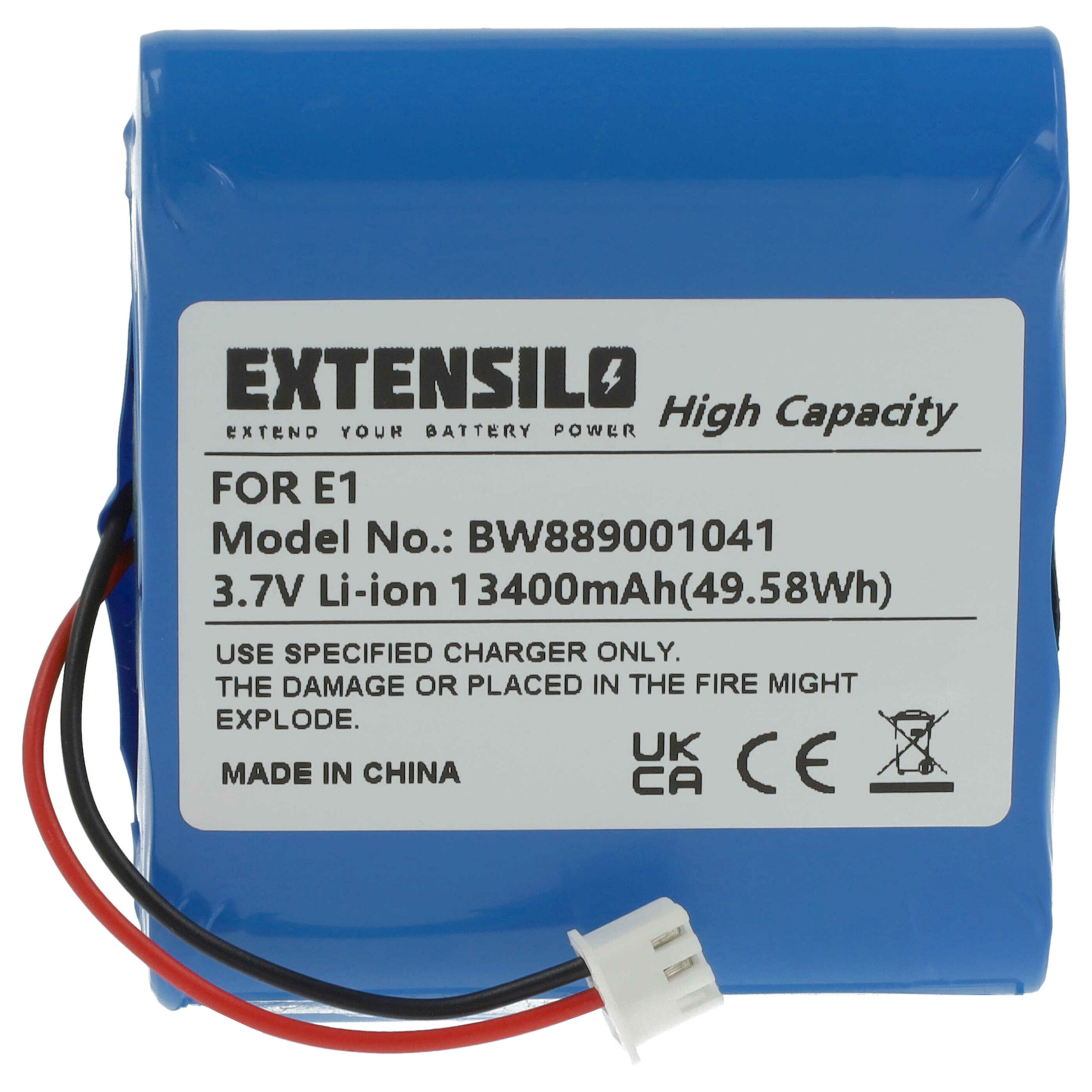 Bateria de Substituição para Rádio Digital DAB Pure E1 - 13400 mAh 3.7V Li-Ion EXTENSILO