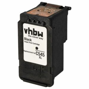 Cartucho de Tinta vhbw Compatível com Canon PG-545XL / PG-545 - Preto, Recarregado, 12 ml