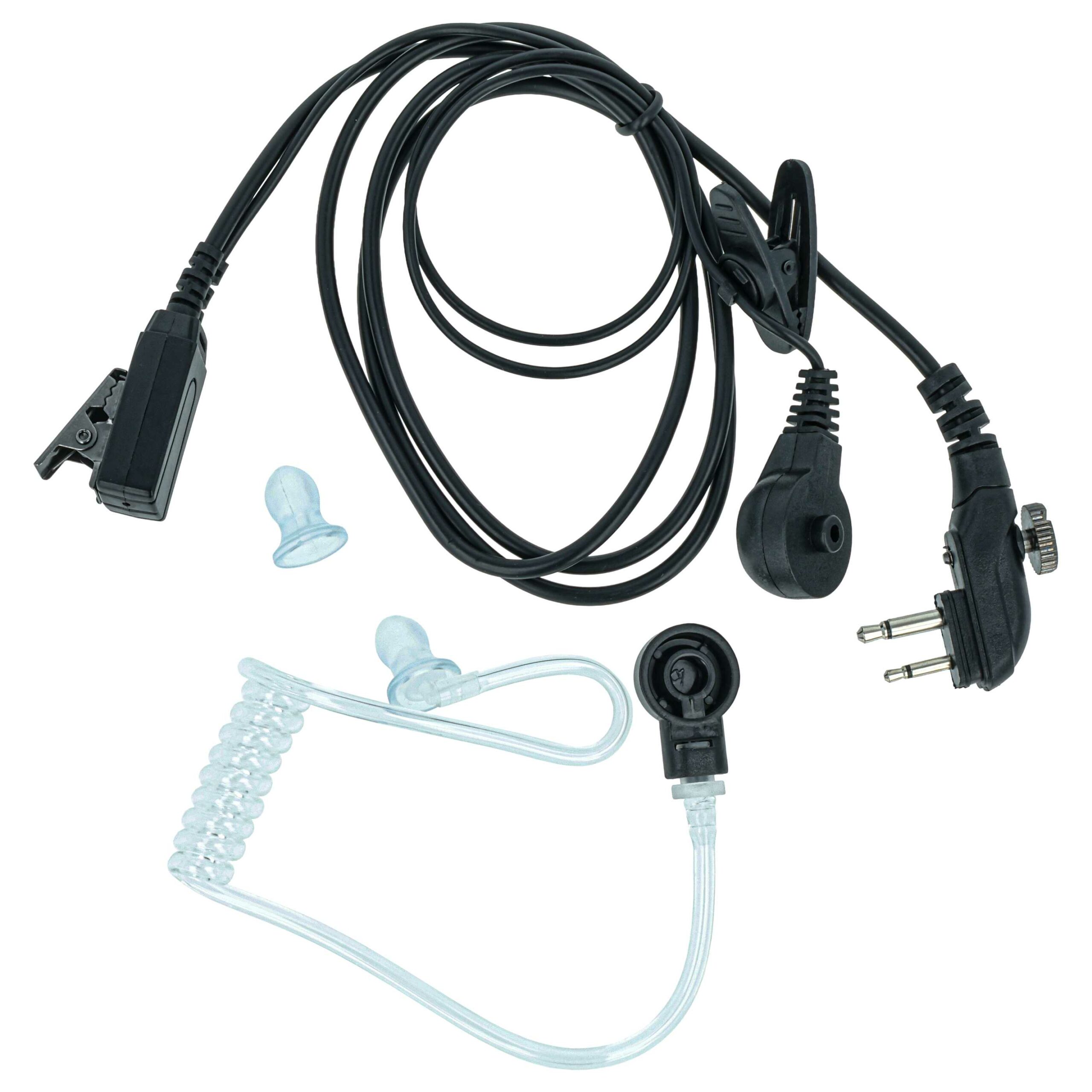 Auricular de Segurança para Rádios Hytera/Hyt PD500 - com Microfone PTT, Clip e Cabo