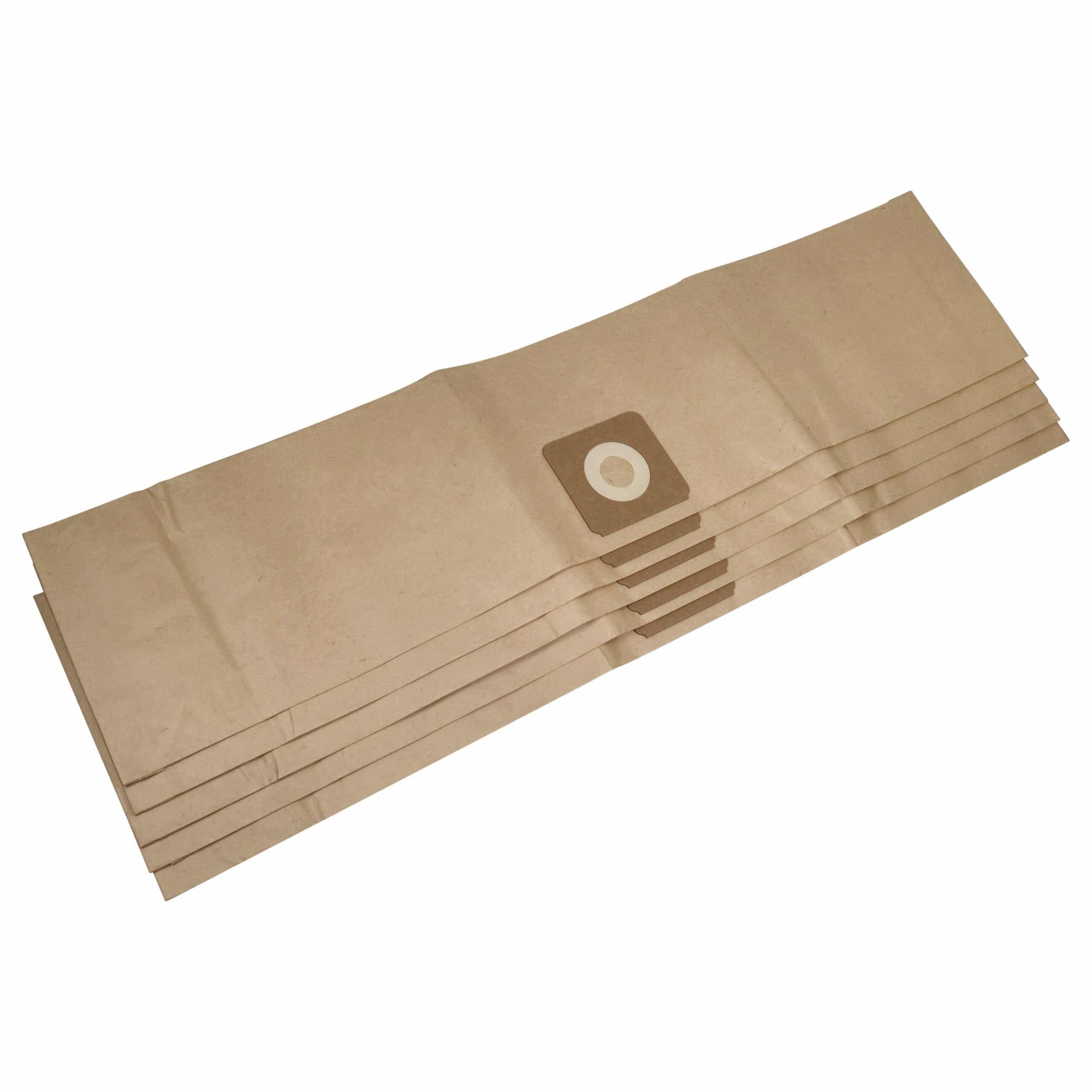5 Sacos para Aspirador compatíveis com Bosch 2609256F32 - Papel