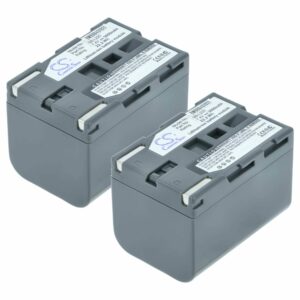 2x Bateria compatível Samsung SB-L70R, SB-L70A, SB-L70, SB-LS70AB, SB-L220, SB-L110 - 3000mAh, 7.4V, Li-Ion