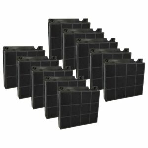 Filtro de Carvão Ativado vhbw para Coifa AEG, Zanussi e Compatíveis (Pack 10x)