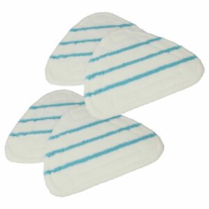 4x Almofadinhas de Esfregona para Limpador a Vapor Silvercrest, Parkside, Clean Maxx, Vileda