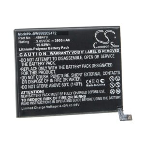 Bateria para Telemóvel Wiko 466479 - 3900 mAh 3.85 V Li-polímero vhbw