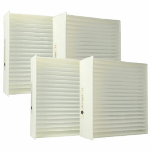 Conjunto de 4 Filtros vhbw compatível com Zehnder 527004280, 521 012 720
