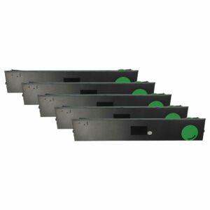 Pack 5x Fita de Tinta para Impressoras Matriciais Wincor-Nixdorf - Substitui Tally 397995 - Preto