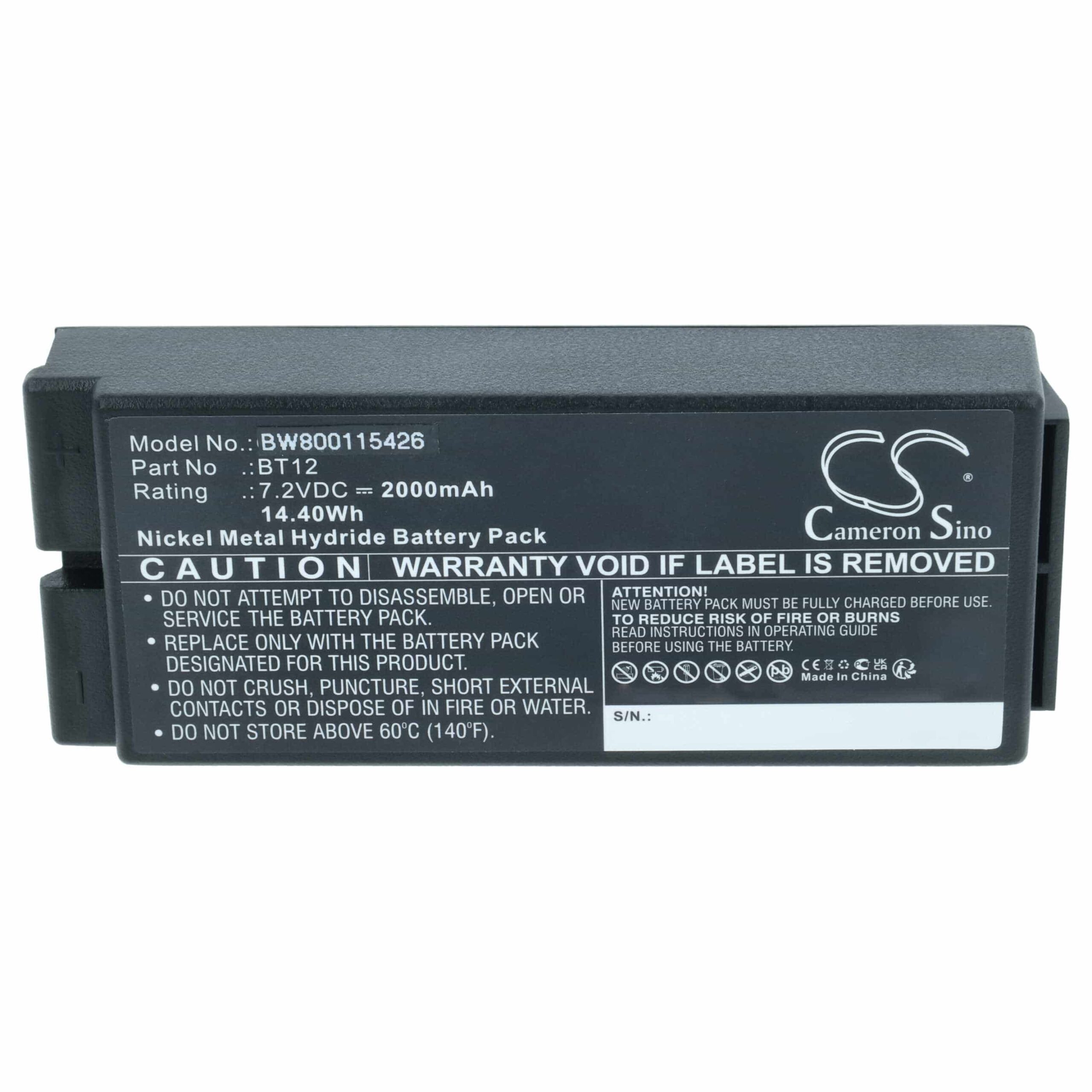 2x Bateria de Substituição para Danfoss 2303696, Telecomando BT12 - 2000 mAh - Image 3