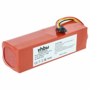 Bateria vhbw 5000mAh 14.4V Li-Ion para Dreame, Xiaomi e Xiaowa