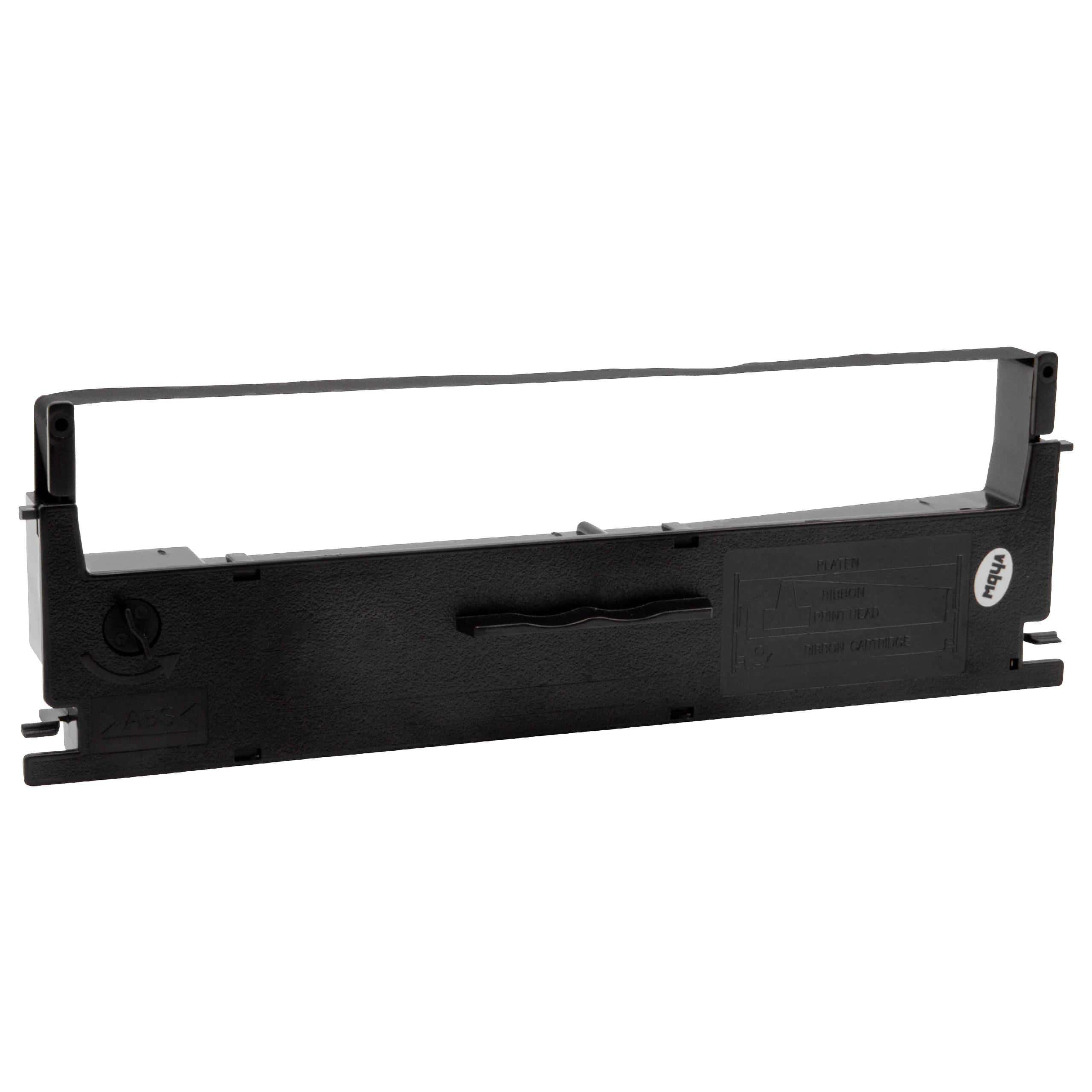 Fita de Tinta Compatível Epson C13S015624 para Impressoras Matriciais e Recibos - Preta vhbw - Image 2