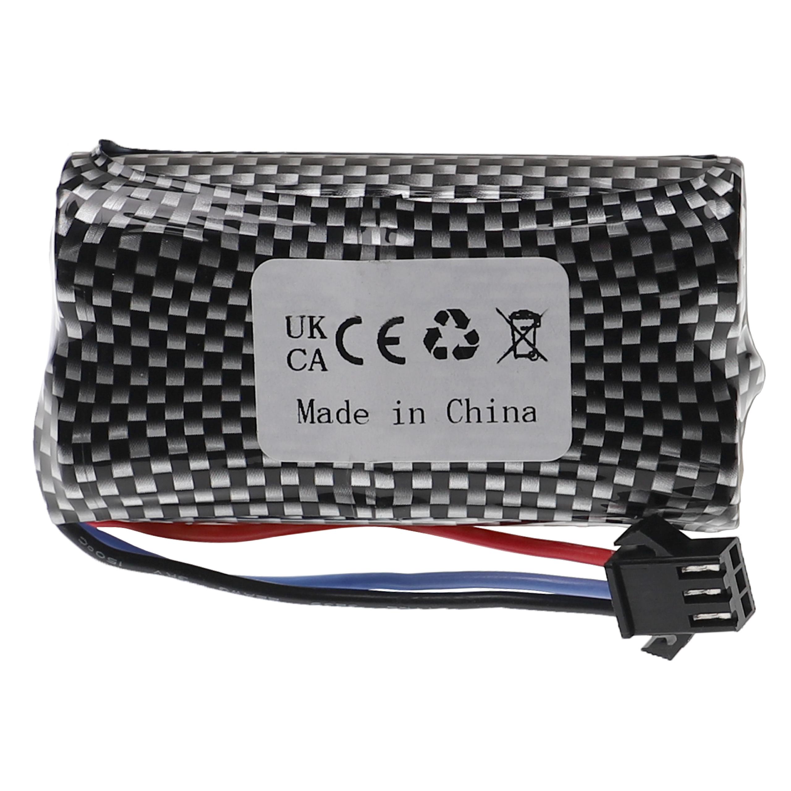Bateria vhbw para TurbineX Stunt-Fun-Racer Nr. 820575 - 1300 mAh 7.4 V Li-Ion SM-3P - Image 2