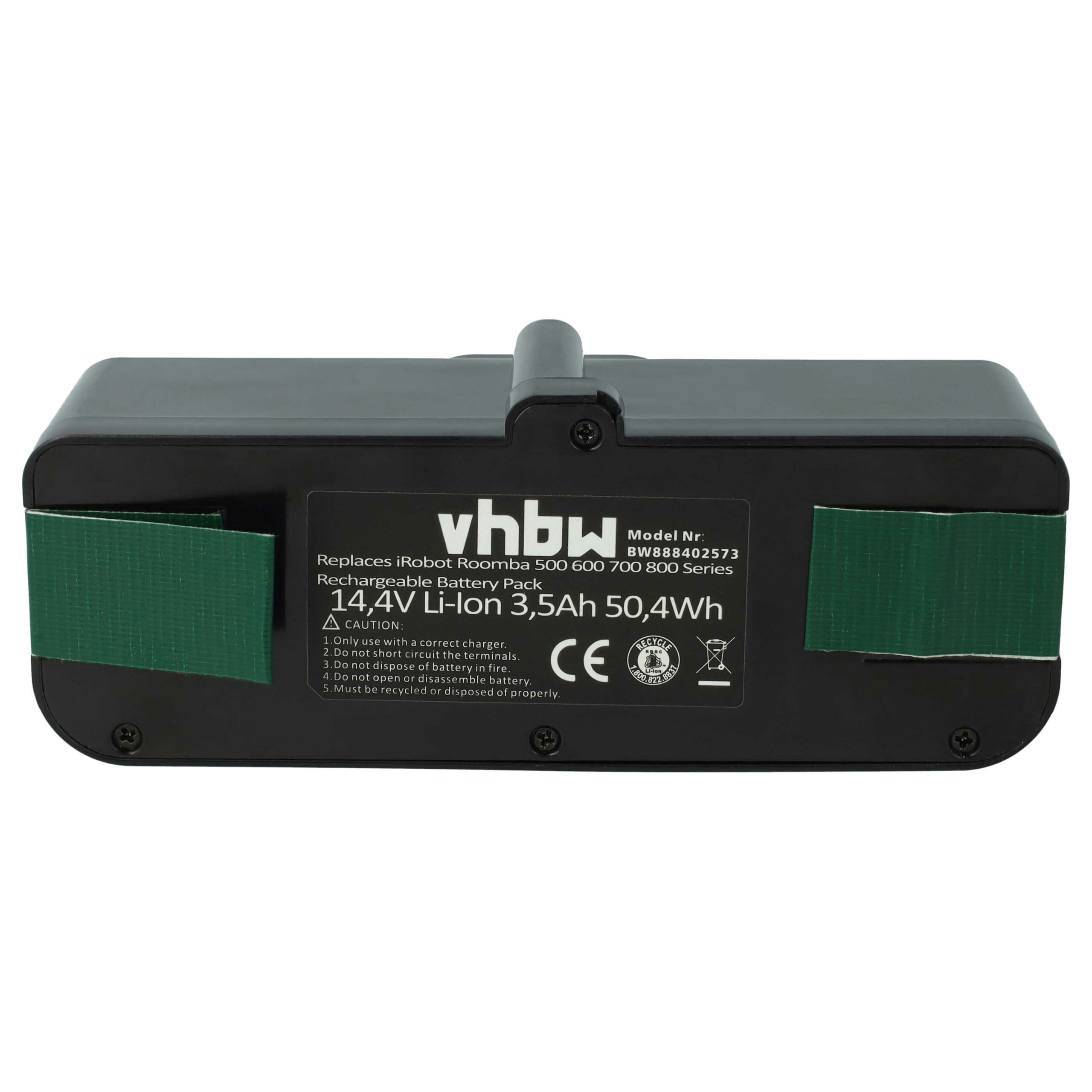Bateria vhbw para iRobot 3500mAh 14.4V Li-Ion - Substitui 2130LI, 1800LI e outras