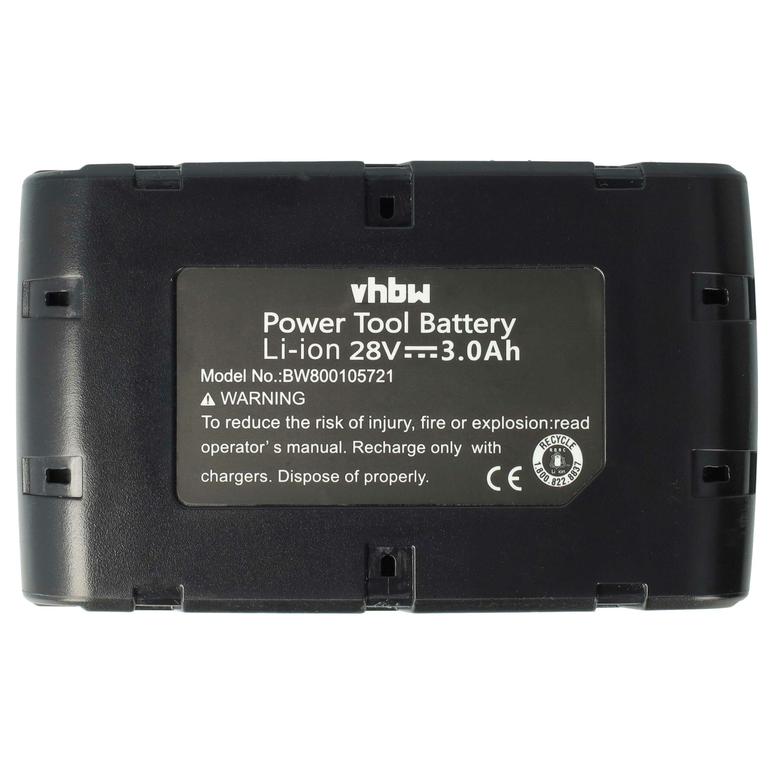 Pack de 3 Baterias vhbw para AEG Milwaukee 48-11-1830, 48-11-2830 - 28 V, 3000 mAh, Li-Ion - Image 3