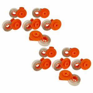 12x Fita Corretora para Máquina de Escrever Compatível com Pelikan 73547 e Utax - Sistema Lift-Off, 170 m