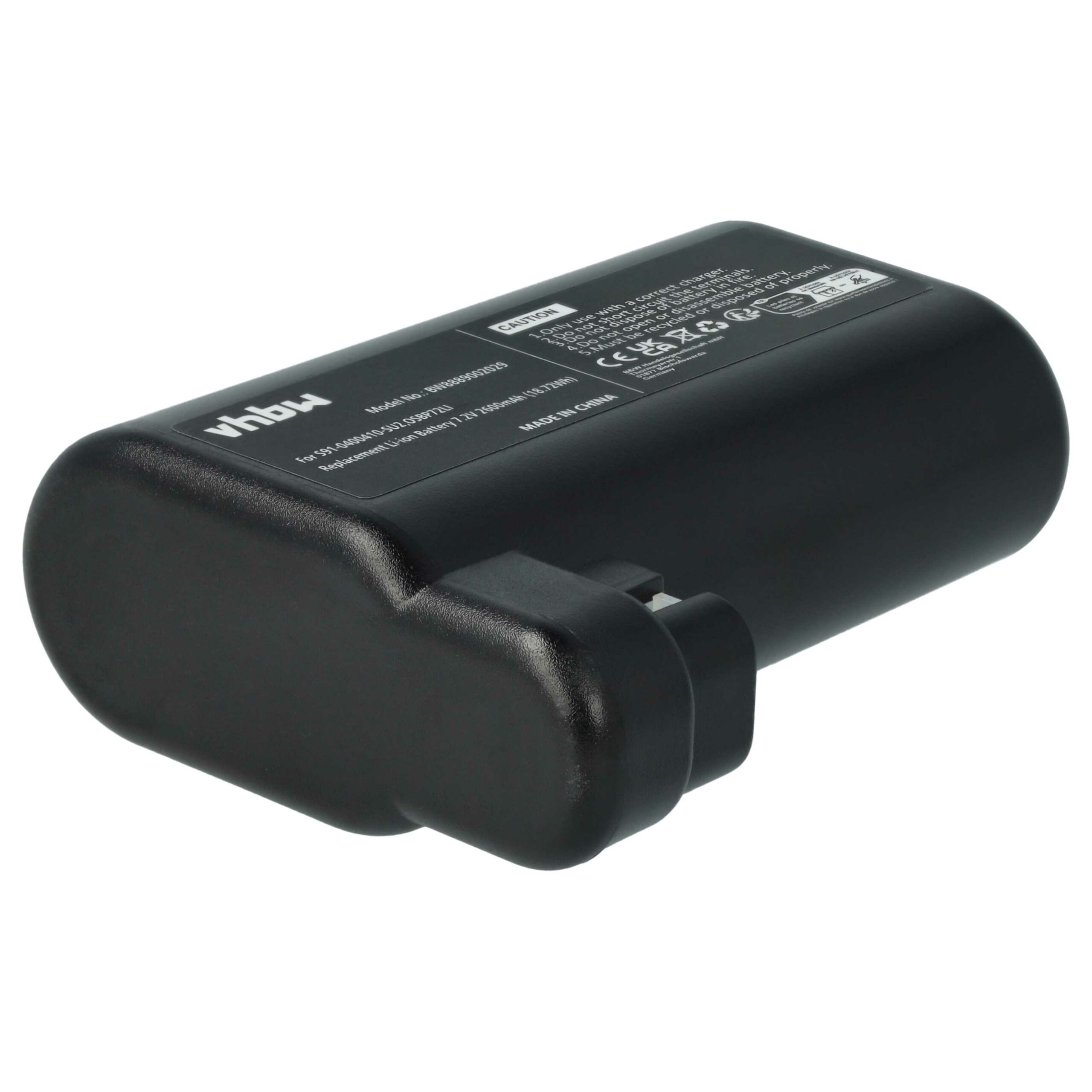 2x Bateria compatível AEG S91-0400410-SU2, OSBP72LI para Electrolux - 2600mAh, 7.2V, Li-Ion - Image 3