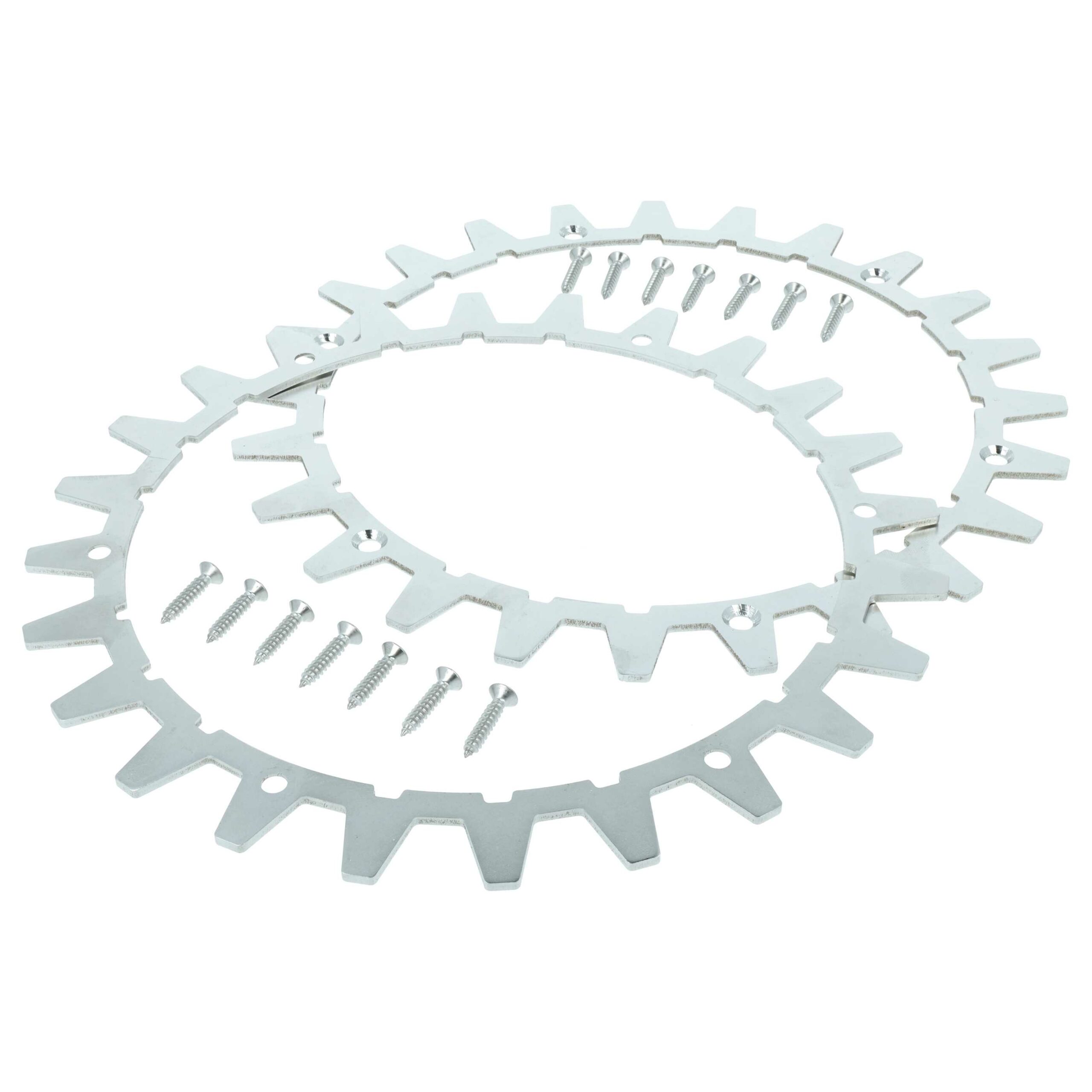 2x Picos de Tração para Cortador de Relva Robótico Worx L WR147E.1, WR148E, WR153E, WR155E - Aço Inoxidável, 24 Dentes