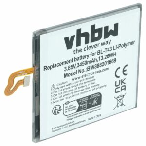 Bateria para Telemóvel LG EAC64518901, BL-T43 - 3450 mAh 3.85 V Li-polymer vhbw