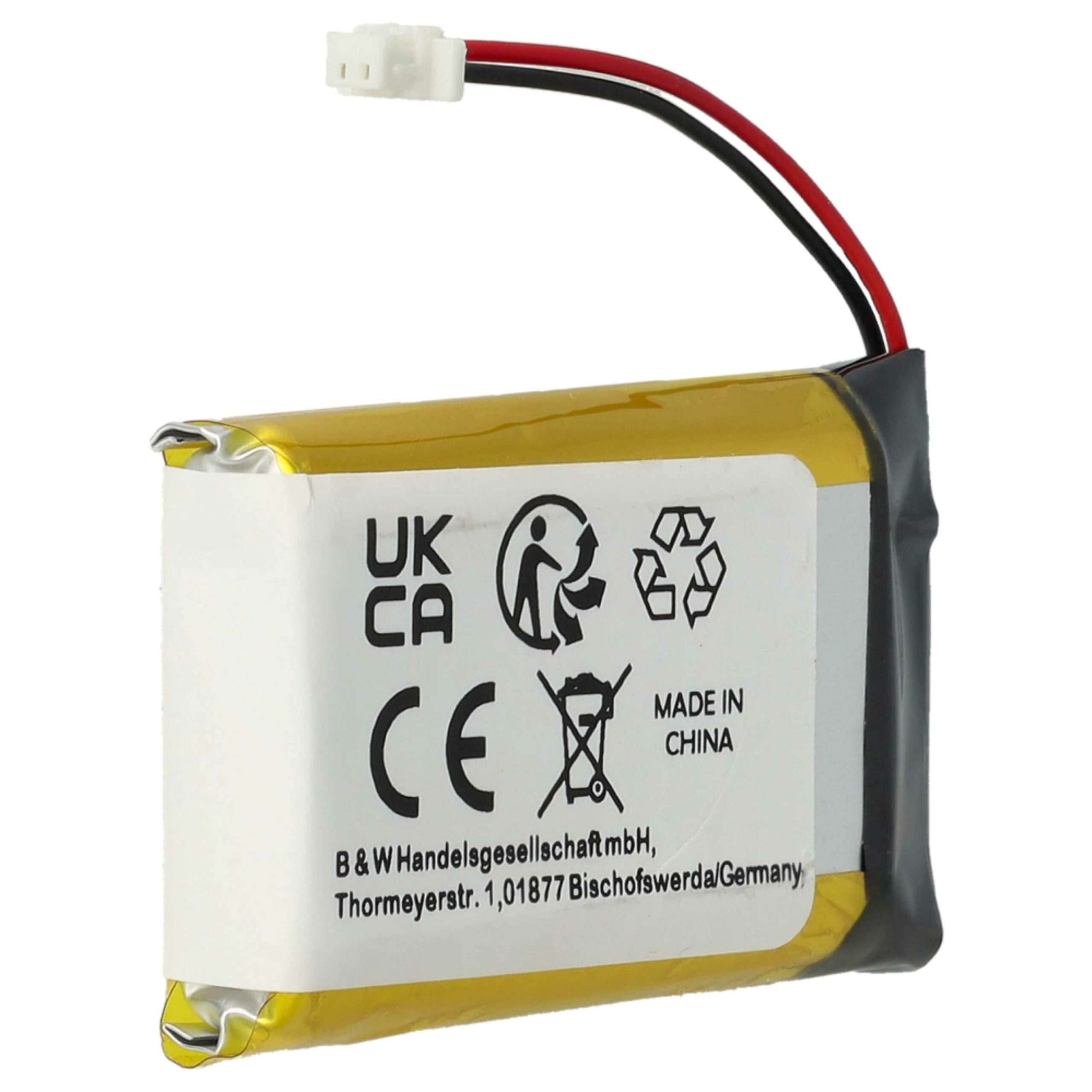 Bateria para Auscultadores Sem Fios Sena - 2x Bateria 650 mAh 3.7 V Li-polímero vhbw - Image 2