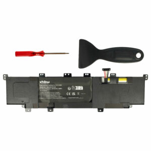 Bateria vhbw para Asus Notebook - Substitui C31-X402 - 4000 mAh 11.1 V Li-polymer