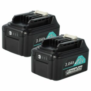 2x Bateria vhbw 12 V 3000 mAh para Makita 197396-9, 197402-0, 197390-1, 197394-3