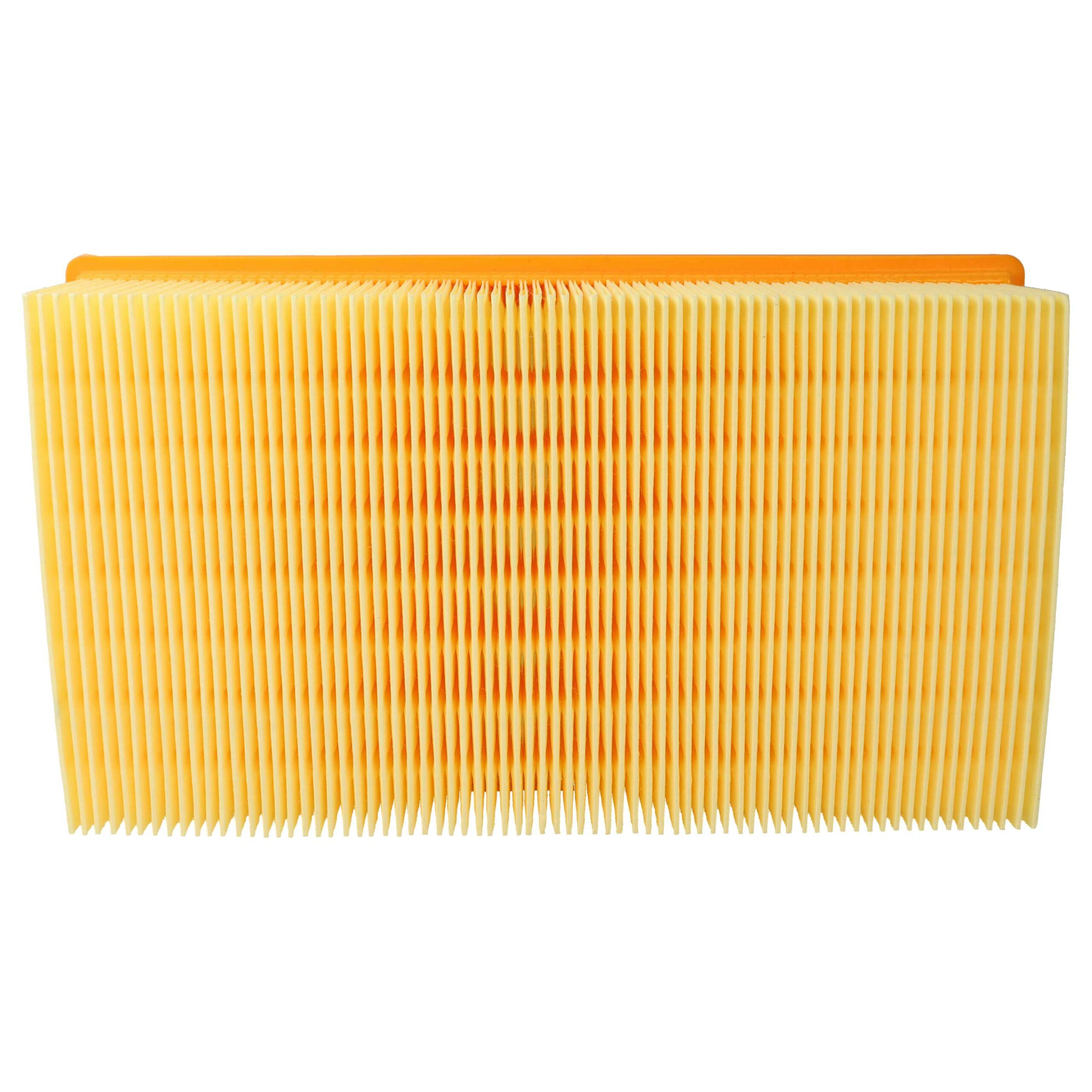 2x Filtro plissado plano vhbw substitui Bosch 2 607 432 034, 2 607 432 033 para aspirador Bosch - Image 4