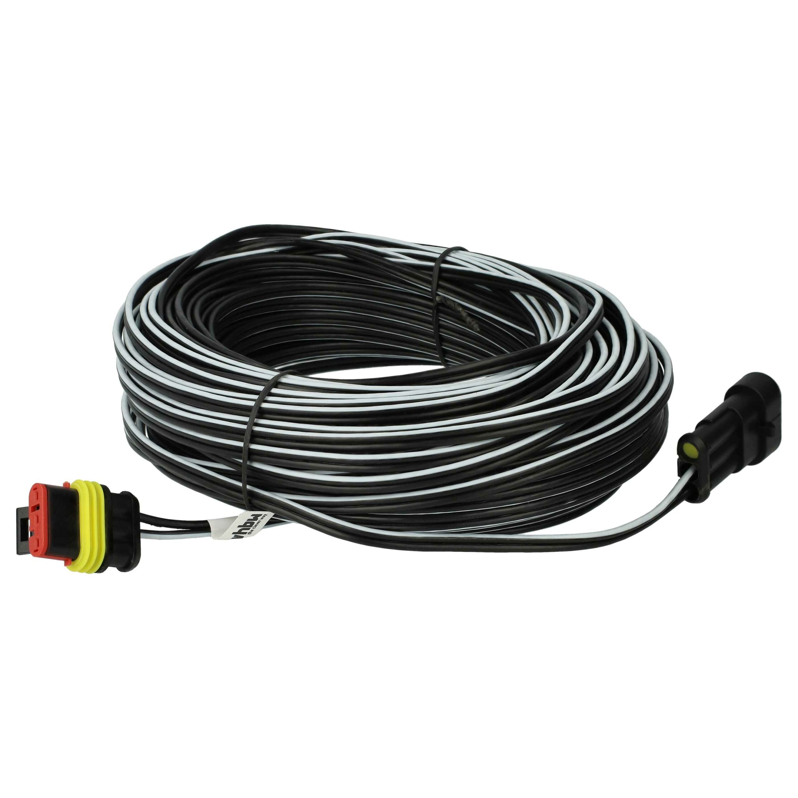 Conjunto Carregador vhbw para Cortador de Relva Robótico Gardena R40Li, Husqvarna Automower, Cabo 30m - Image 2