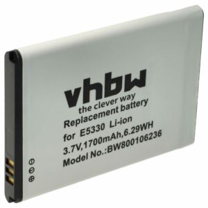 Bateria para Router Móvel Huawei HB554666RAW, HB5F2H - 1700 mAh 3.7 V Li-Ion