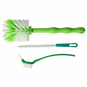 Conjunto de 3 Escovas de Limpeza para Robot de Cozinha Thermomix, Monsieur Cuisine, KitchenAid