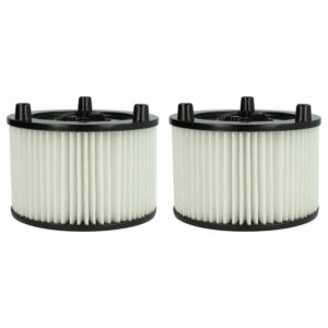 2x Filtro de Cartucho de Substituição vhbw para Aspiradores Bosch 2609256F35, Branco