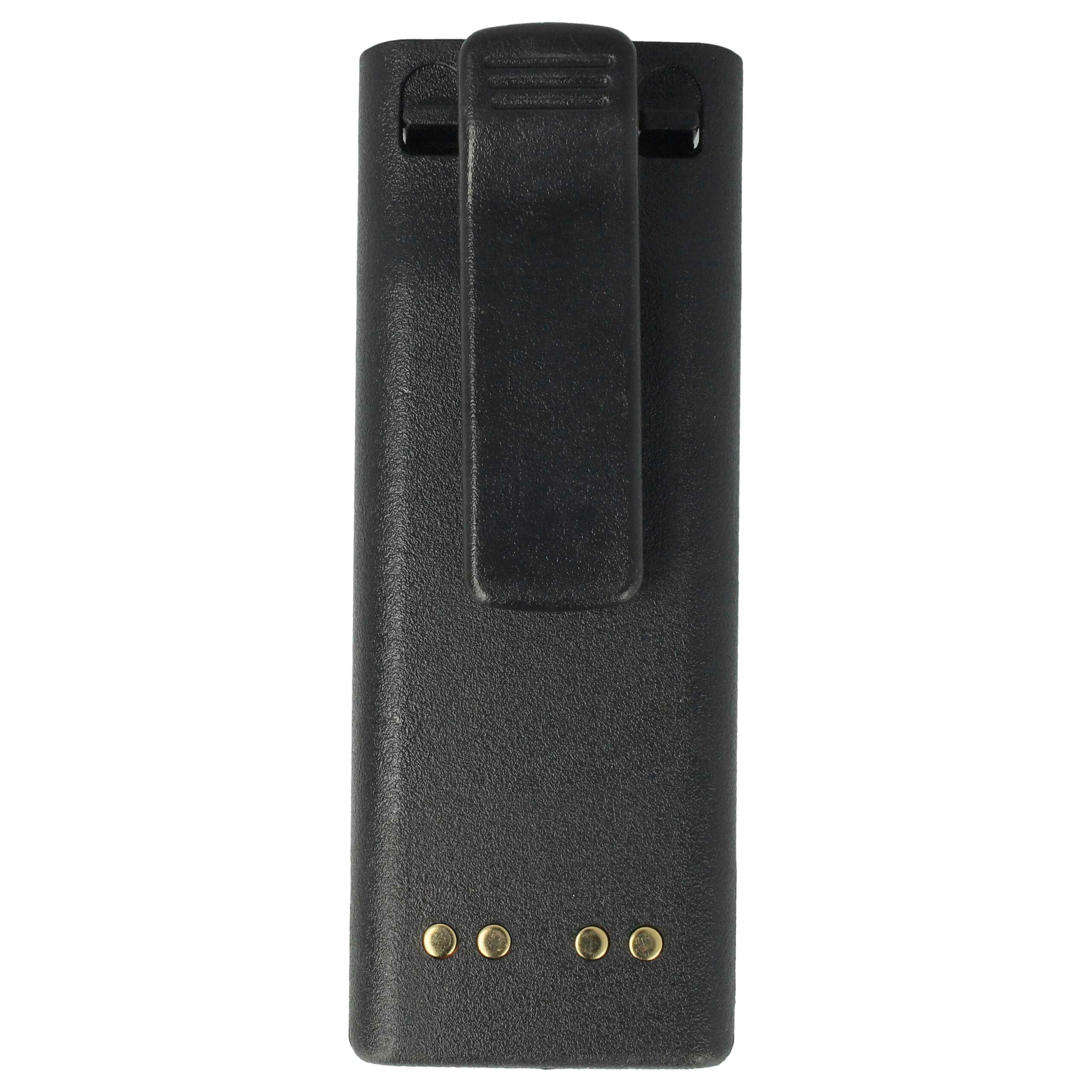 2 Baterias de Substituição para Motorola NTN7143, NTN7143CR, NTN7143B, NTN7143A - 2300 mAh 7.5 V NiMH + Clip de Cintura - Image 4