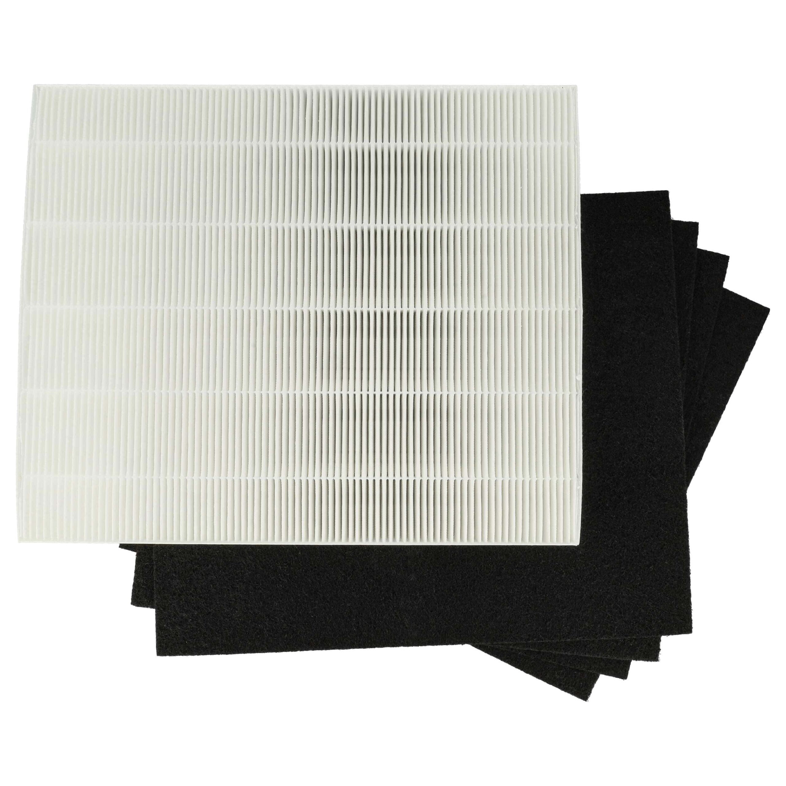 Conjunto de 5 Filtros vhbw para Purificador Winix 123050, 15HC, WRF15-HC - Filtro HEPA e Carvão Ativado