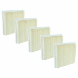 5x Filtro Plissado Plano Compatível com Bosch 2609256F65 para Aspirador Bosch