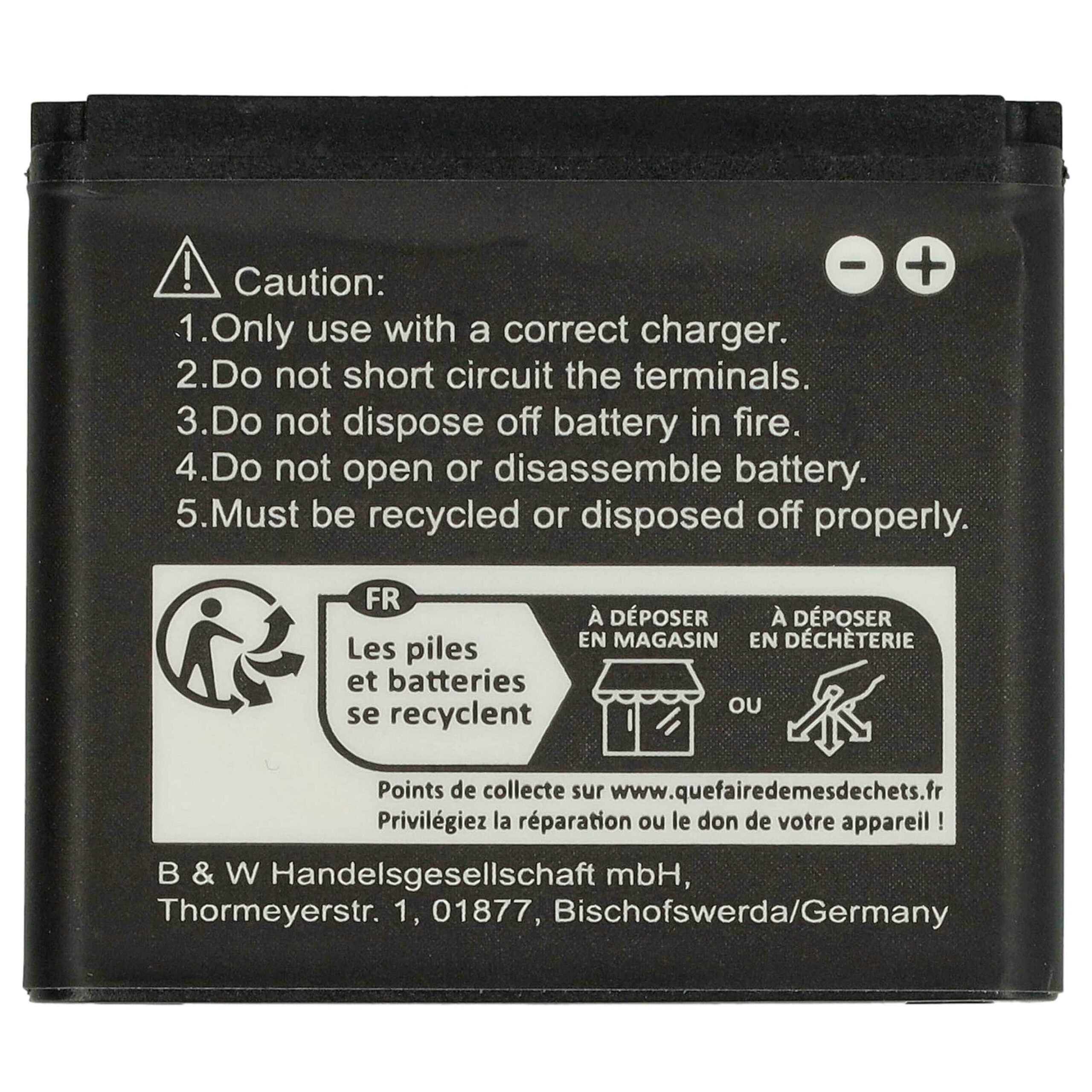 Bateria para Telemóvel Nokia BP-6x - 700 mAh 3.7 V Li-Ion vhbw - Image 4