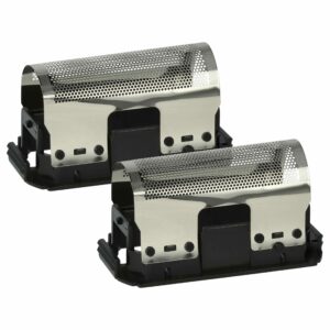 2x Lâmina para Barbear Braun 235, 265, 5235760, SB235, SB265 - com Moldura, Preto/Prateado