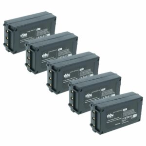 5x Bateria de Substituição para Comando Remoto Cattron Theimeg BT081-00053, BT081-00061 - 2000 mAh