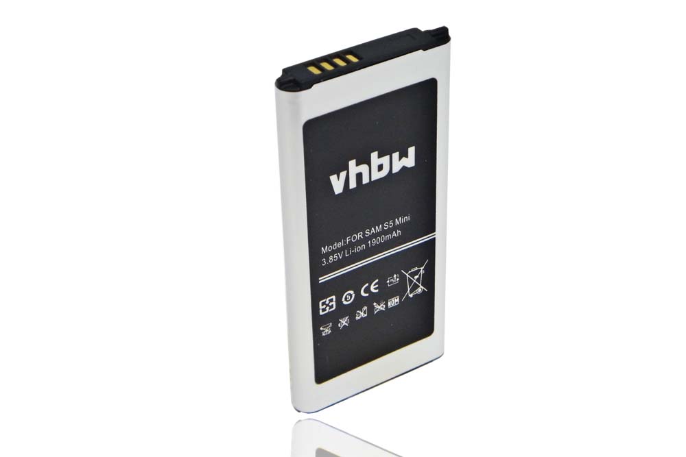 Bateria para Samsung EB-BG8000BBE, EG-BG800BBE, EB-BG800CBE - 1900 mAh 3.85 V Li-Ion vhbw