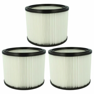 Pack 3x Filtro de Substituição vhbw para Aspirador Berner 94314